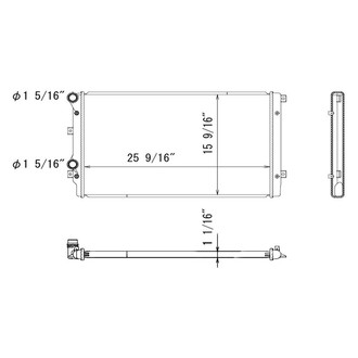 TYC® - Engine Coolant Radiator