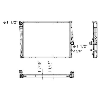 TYC® - Engine Coolant Radiator