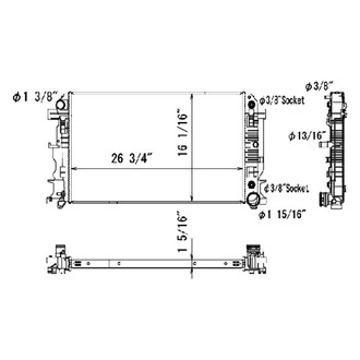 TYC® - Engine Coolant Radiator