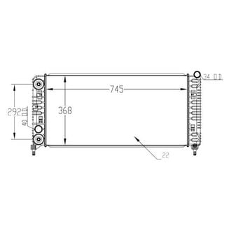 TYC® - Engine Coolant Radiator