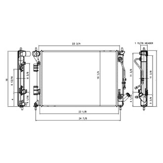 TYC® - Engine Coolant Radiator