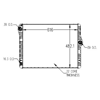 TYC® - Engine Coolant Radiator