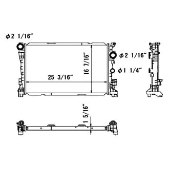 TYC® - Engine Coolant Radiator
