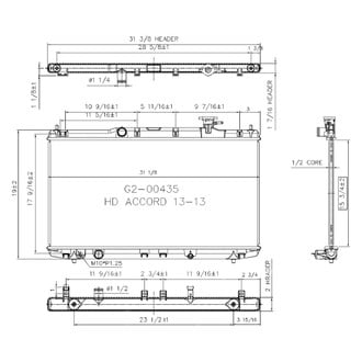TYC® - Engine Coolant Radiator