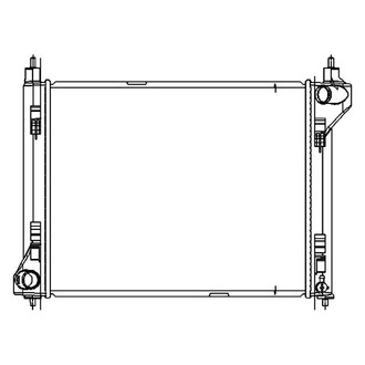 TYC® - Engine Coolant Radiator