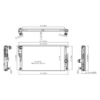 TYC® - Engine Coolant Radiator