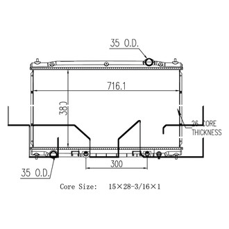TYC® - Engine Coolant Radiator