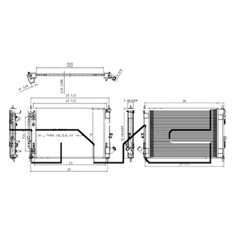 TYC® - Engine Coolant Radiator