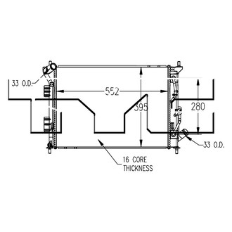 TYC® - Engine Coolant Radiator