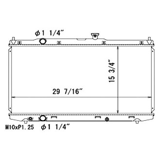 TYC® - Engine Coolant Radiator