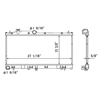 TYC® - Engine Coolant Radiator