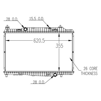 TYC® - Engine Coolant Radiator