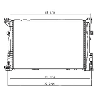 TYC® - Engine Coolant Radiator