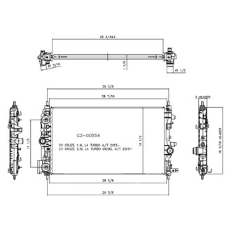 TYC® - Engine Coolant Radiator