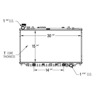 TYC® - Engine Coolant Radiator