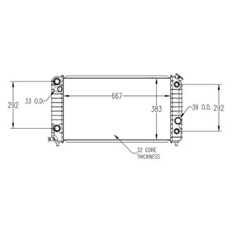 TYC® - Engine Coolant Radiator