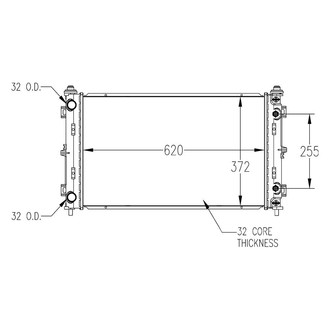 TYC® - Engine Coolant Radiator