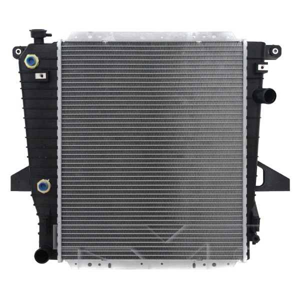 TYC® - Crossflow Engine Coolant Radiator with Transmission Oil Cooler