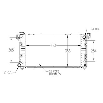 TYC® - Engine Coolant Radiator