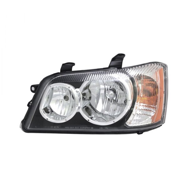 TYC® - Driver Side Replacement Headlight, Toyota Highlander