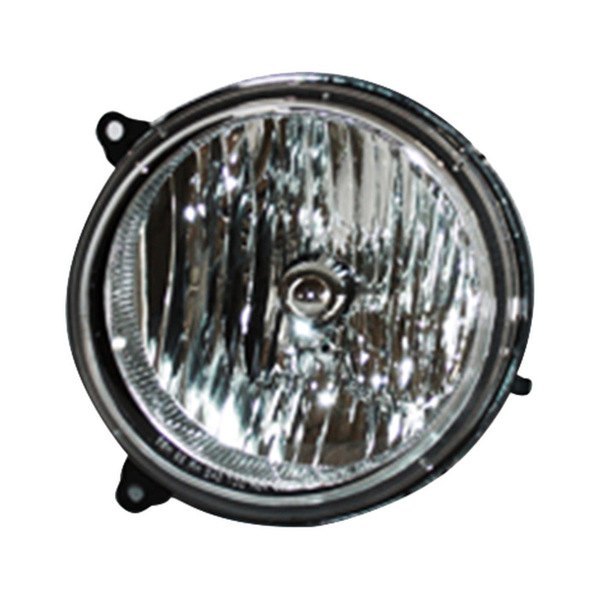 TYC® - Replacement 7" Round Driver Side Chrome Headlight