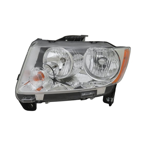TYC® - Driver Side Replacement Headlight, Jeep Compass