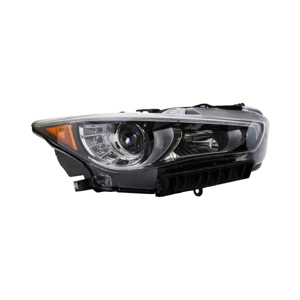 TYC® - Passenger Side Replacement Headlight, Infiniti Q50