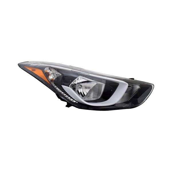 TYC® - Passenger Side Replacement Headlight, Hyundai Elantra