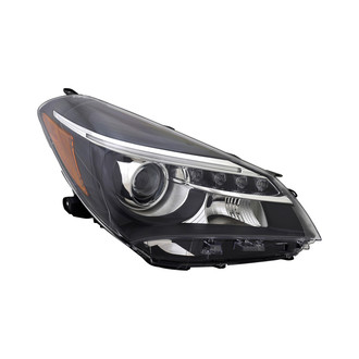 TYC® - Passenger Side Replacement Headlight Lens and Housing (CAPA Certified)