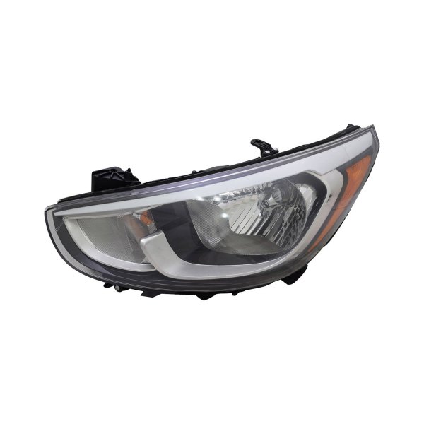 TYC® - Driver Side Replacement Headlight, Hyundai Accent