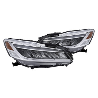 Replacement - Driver and Passenger Side Headlight Set (CAPA Certified)