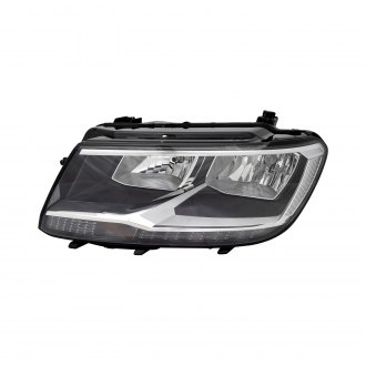 Chrome Fits 12-17 Volkswagen VW Tiguan OE Halogen Projector LED DRL Headlights 