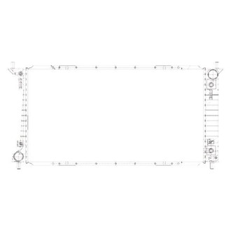 TYC® - Engine Coolant Radiator