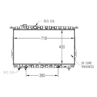 TYC® - Engine Coolant Radiator
