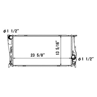 TYC® - Engine Coolant Radiator