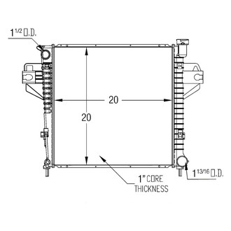 TYC® - Engine Coolant Radiator