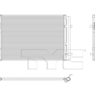 TYC® - A/C Condenser
