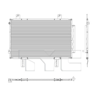 TYC® - A/C Condenser