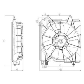 TYC® - Engine Cooling Fan