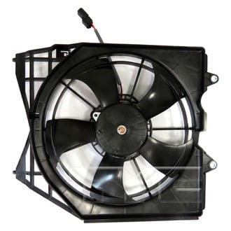 TYC® - Driver Side Dual Radiator and Condenser Fan Assembly
