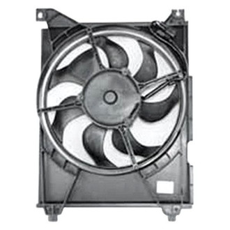 TYC® - Right A/C Condenser Fan Assembly