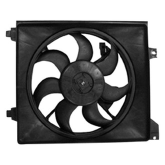 TYC® - Right A/C Condenser Fan Assembly