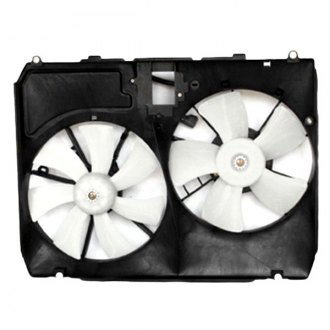 TYC 622190 Lexus RX350 Replacement Radiator/Condenser Cooling Fan Assembly 