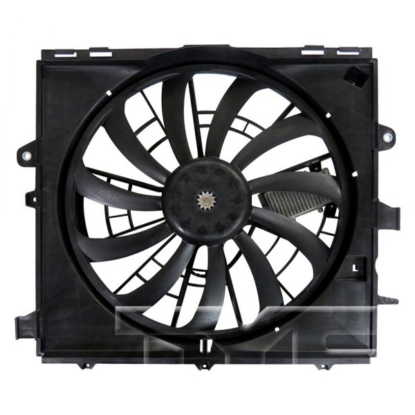 TYC® 623680 Dual Radiator and Condenser Fan Assembly