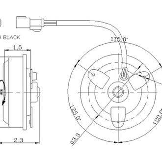 TYC® - Engine Cooling Fan Motor