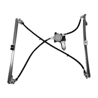TYC® - Front Driver Side Power Window Regulator and Motor Assembly
