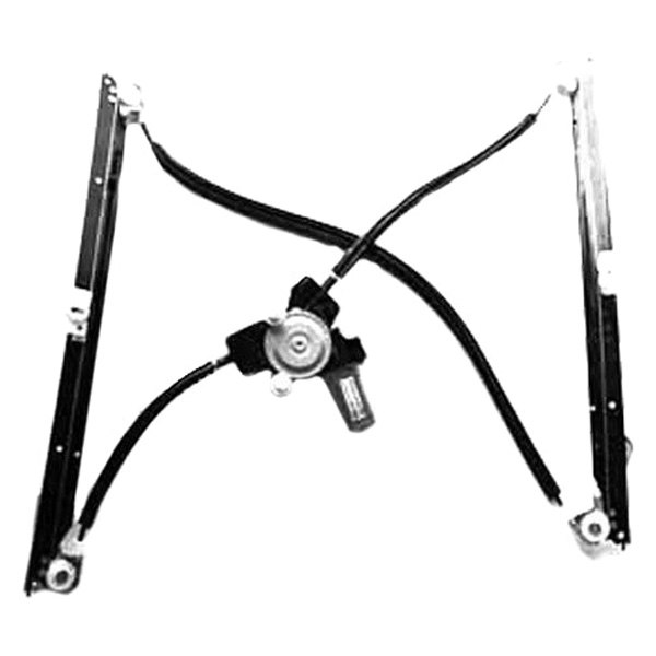 TYC® - Front Driver Side Power Window Regulator and Motor Assembly