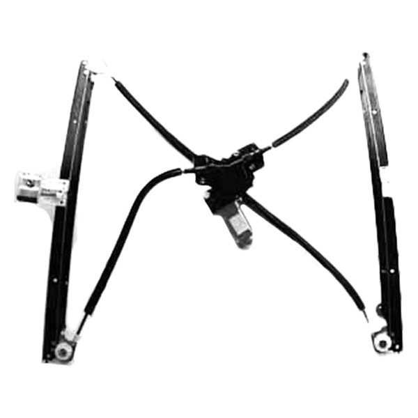 TYC 660148 Compatible with DODGE/Chrysler Front Driver Side Replacement Power Window Regulator Assembly with Motor