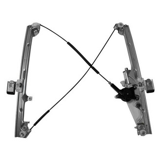 TYC® 660198 - Front Driver Side Power Window Regulator and Motor Assembly