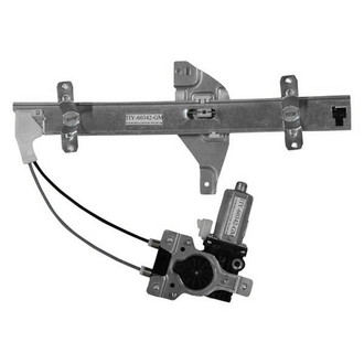TYC® - Rear Passenger Side Power Window Regulator and Motor Assembly